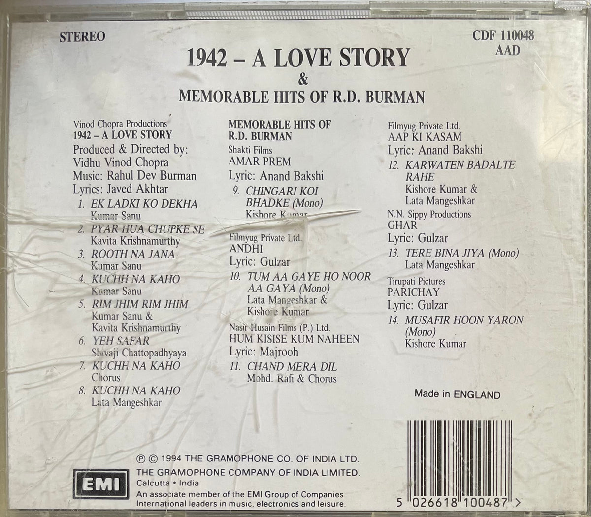 song of love story 1942