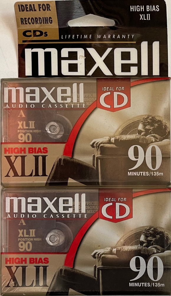 Maxell High Bias XL II 90 Min - 2 Pack