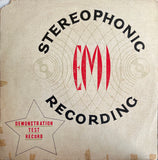 Stereophonic Recording Demo Test Record - RARE