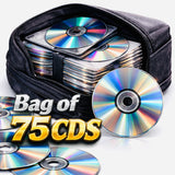 Bag Of 75 CDS - 64 Telugu  9 Hindi & 2 Tamil