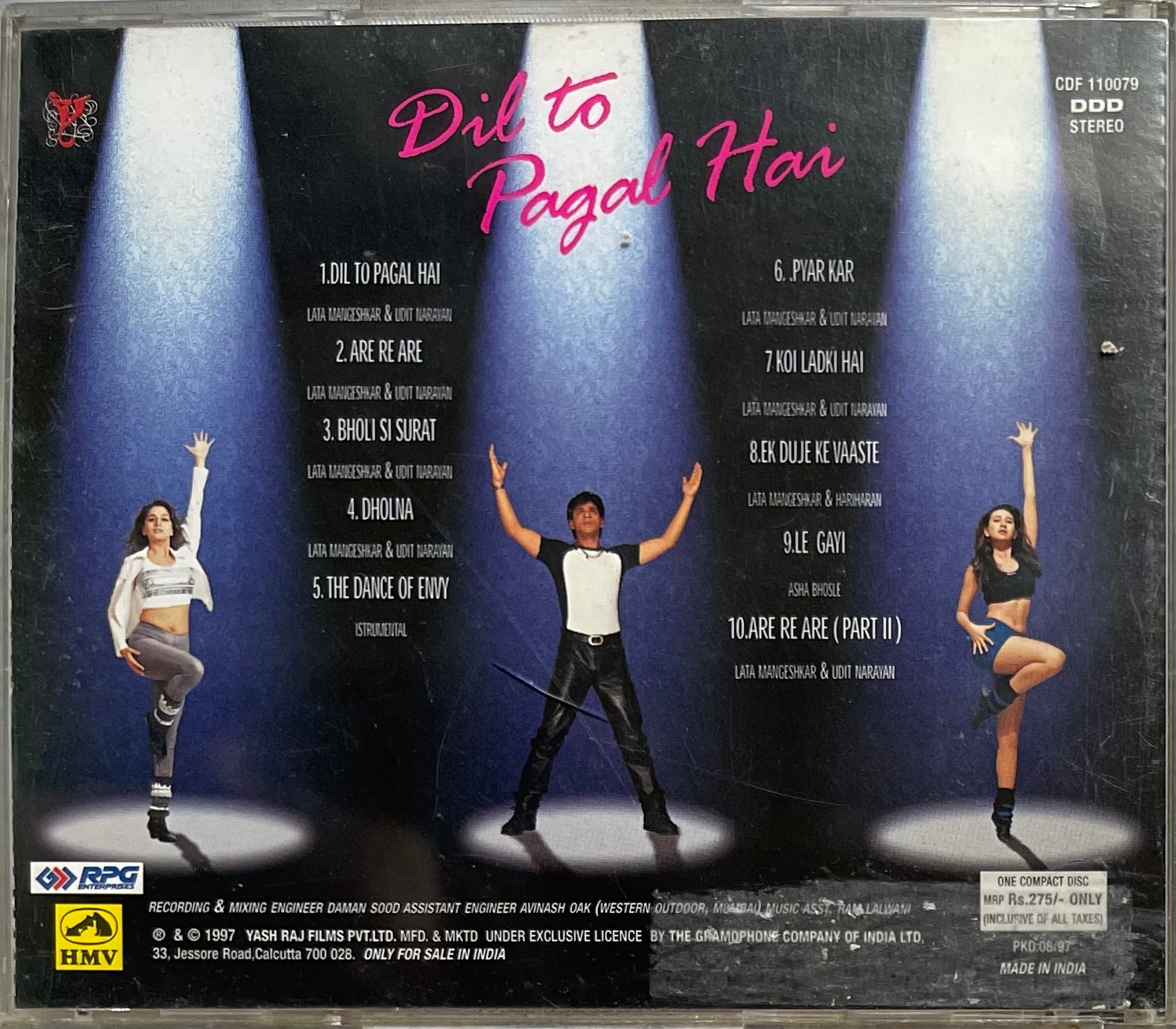 Pyar Kar Dil To Pagal Hai Song Dil To Pagal Hai 1st Edition
