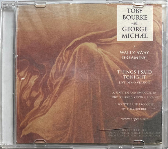 Toby Bourke With George Michael - UK Copy