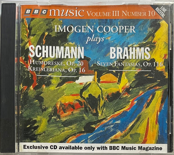 Imogen Cooper Plays Schumann & Brahms