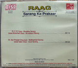 Raag Sarang Ke Prakaar